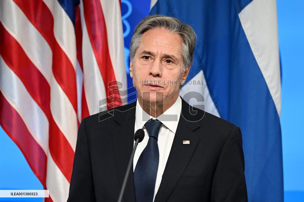 US Secretary of State Antony Blinken visiting Helsinki