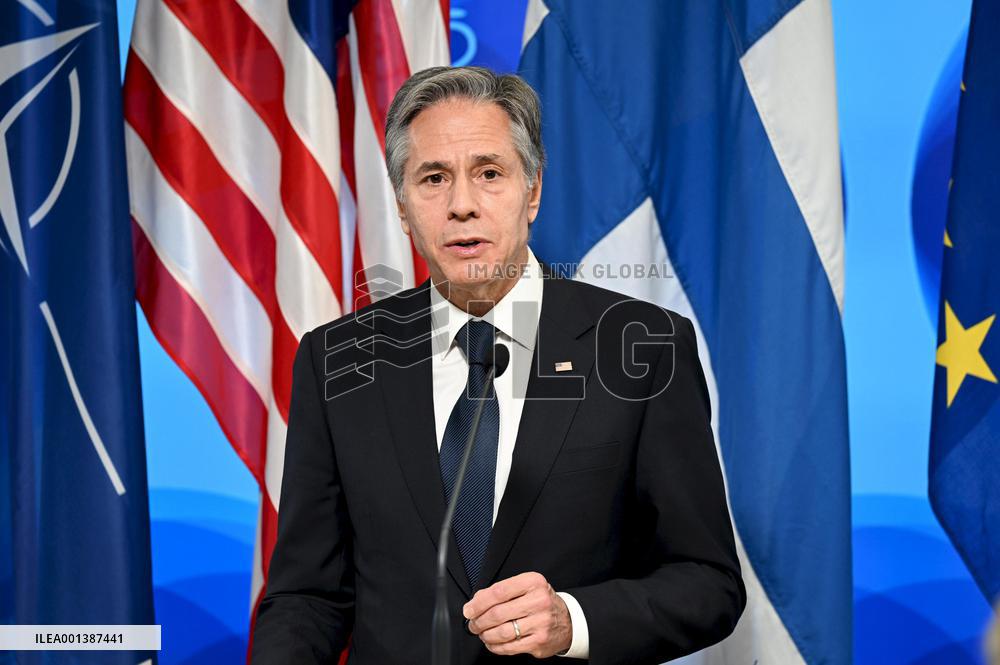 US Secretary of State Antony Blinken visiting Helsinki