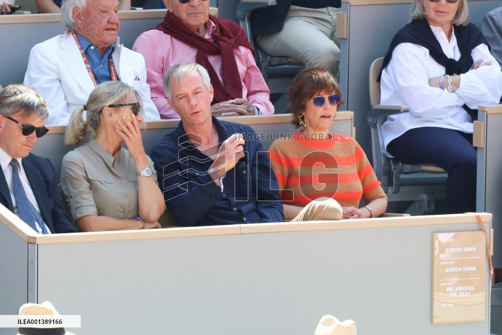 Roland Garros 2023 - Celebrities In The Stands - Day 6 NB