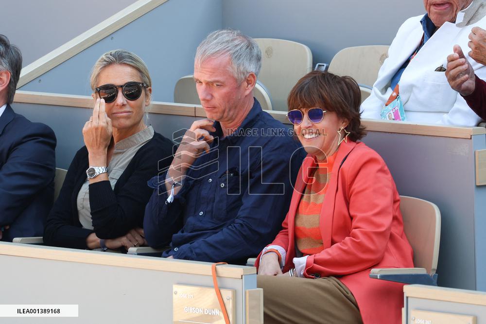 Roland Garros 2023 - Celebrities In The Stands - Day 6 NB