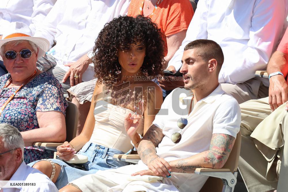 Roland Garros 2023 - Celebrities In The Stands - Day 6 NB