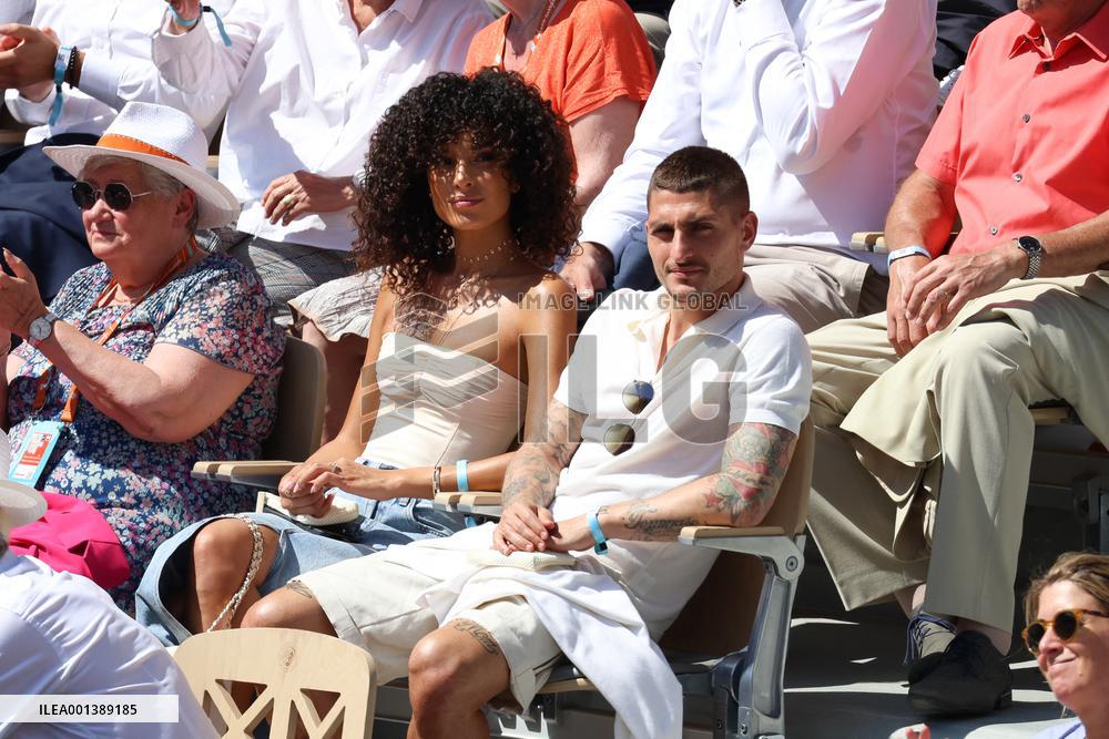 Roland Garros 2023 - Celebrities In The Stands - Day 6 NB