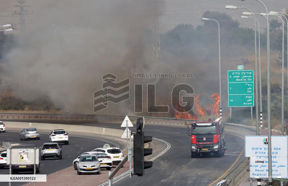 ISRAEL-MODIIN-HEAT WAVE-WILDFIRES