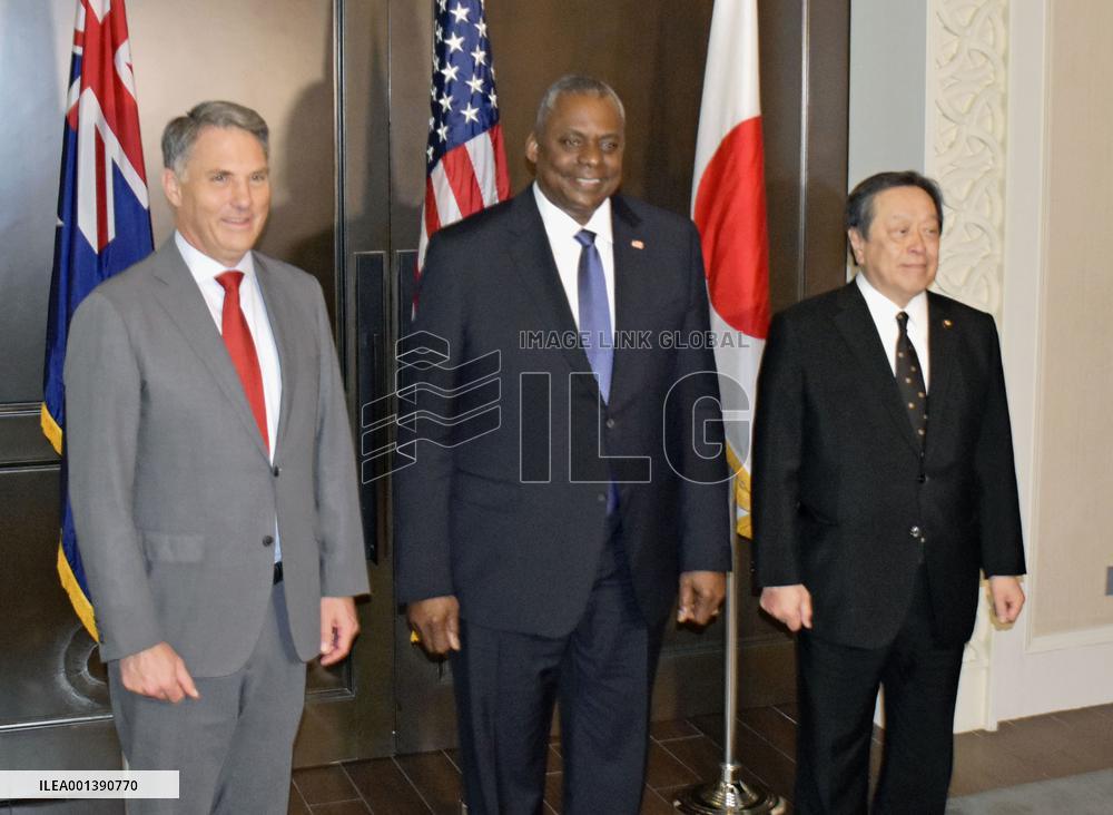 Japan, U.S., Australian defense talks