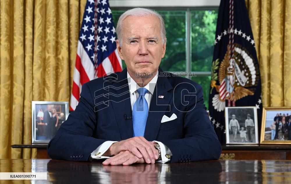 Joe Biden Makes Oval Office Statement on Budget Agreement in Washington