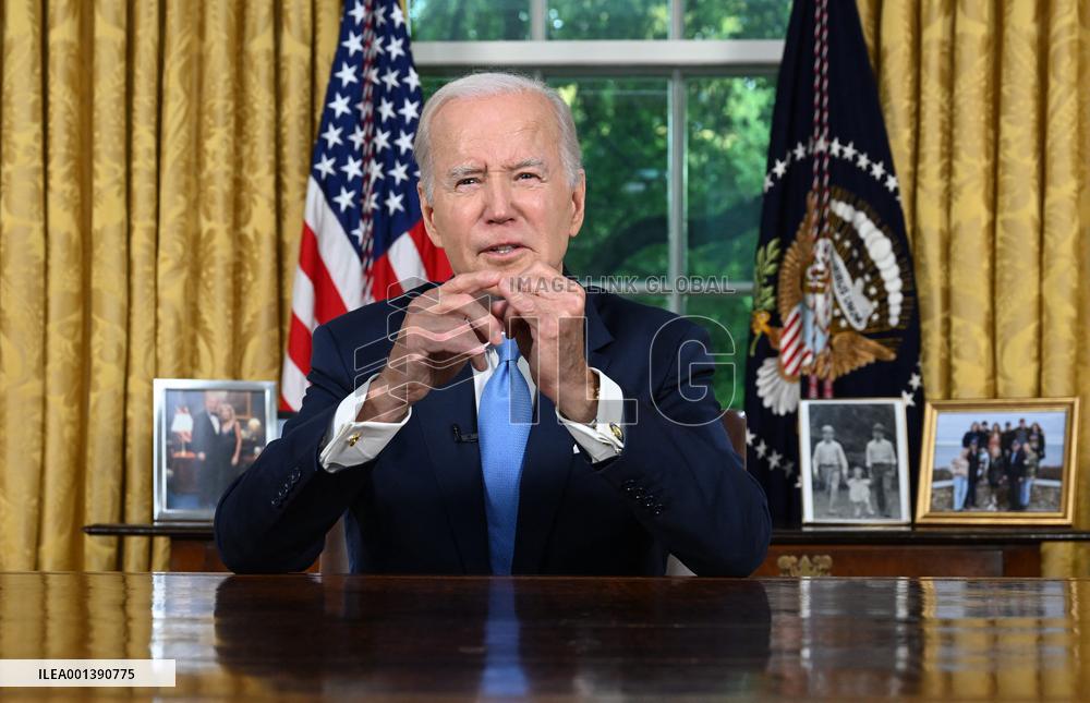 Joe Biden Makes Oval Office Statement on Budget Agreement in Washington