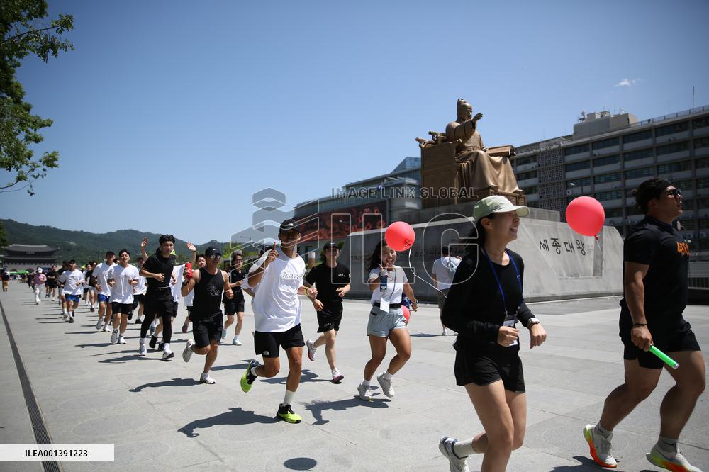 SOUTH KOREA-SEOUL-WORLD ENVIRONMENT DAY-RUNNING