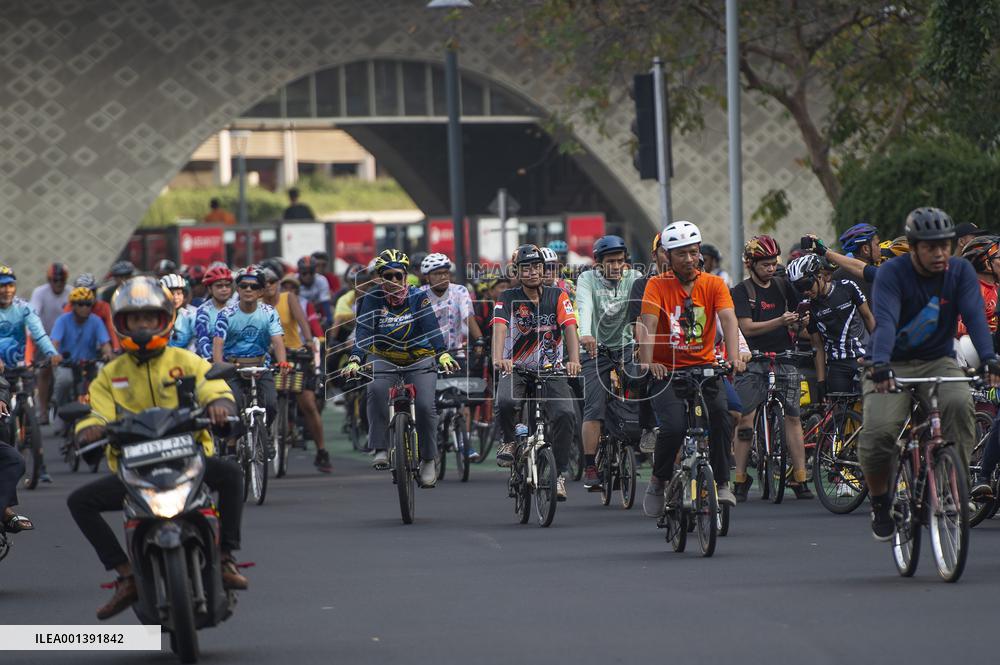 INDONESIA-JAKARTA-WORLD BICYCLE DAY