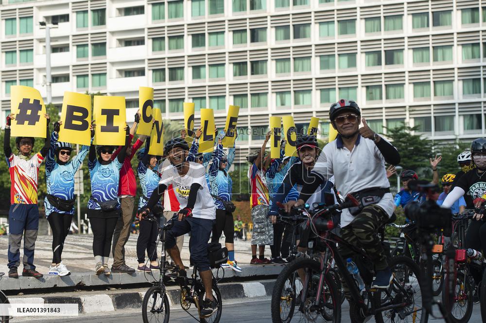 INDONESIA-JAKARTA-WORLD BICYCLE DAY