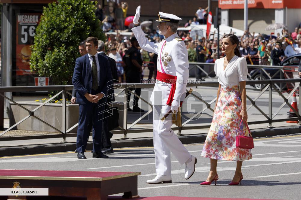 Royals Attend The National Armed Forces Day - Granada