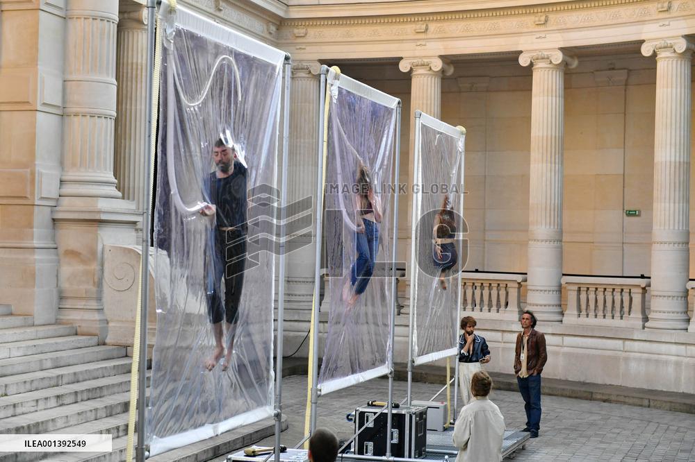 Press Visit Of The Nuit Blanche - Paris