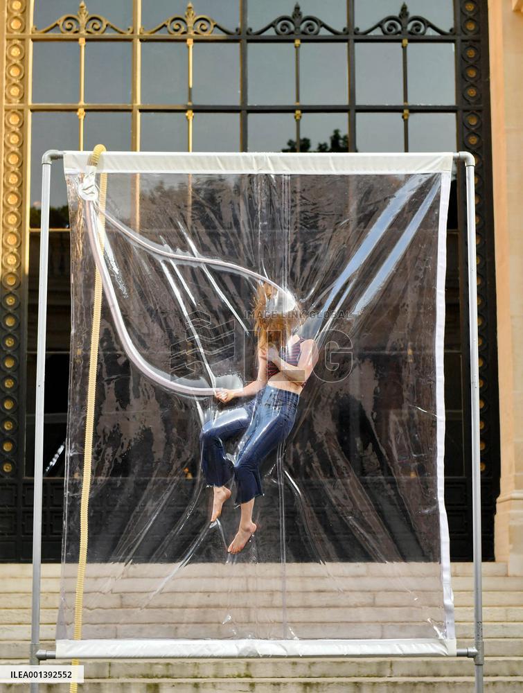 Press Visit Of The Nuit Blanche - Paris