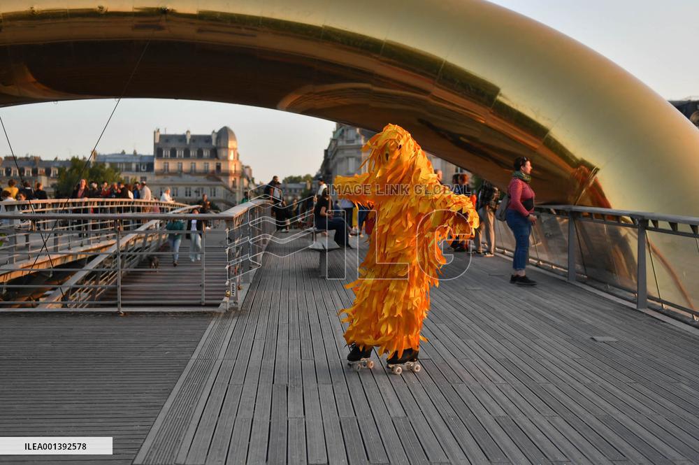 Press Visit Of The Nuit Blanche - Paris