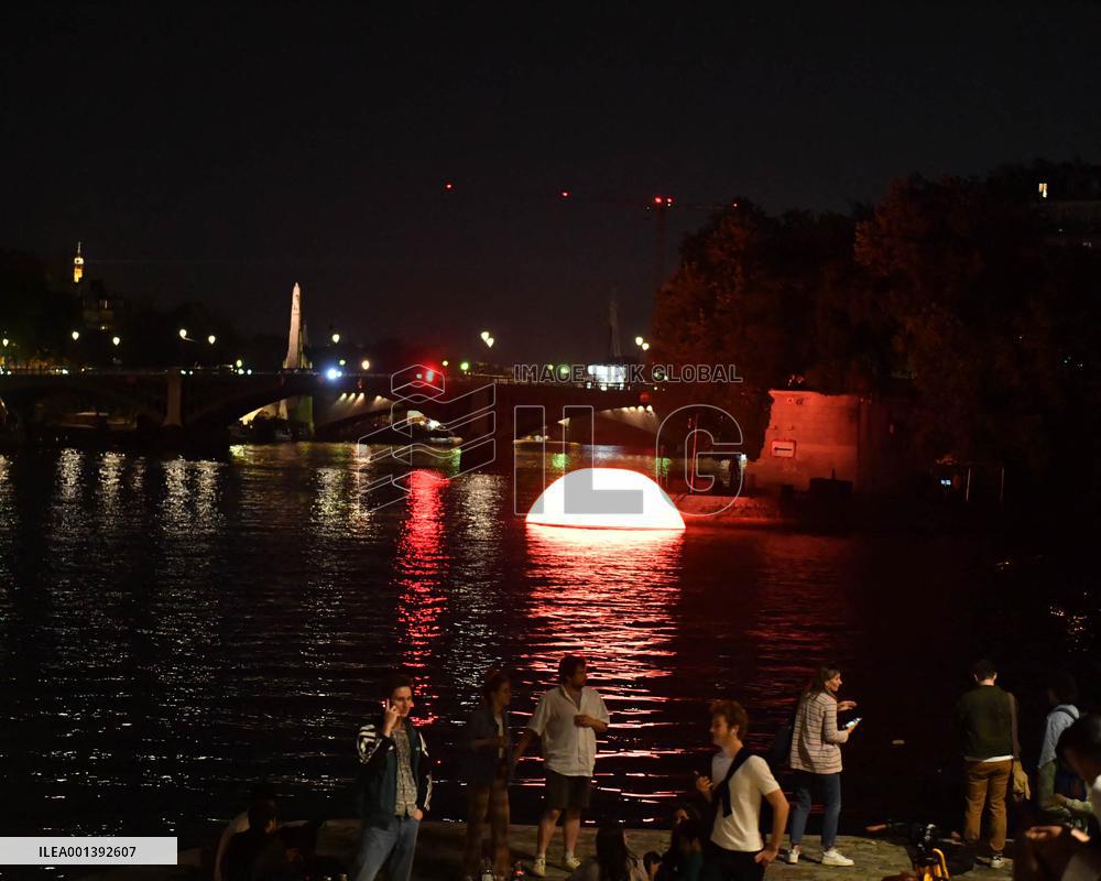 Press Visit Of The Nuit Blanche - Paris