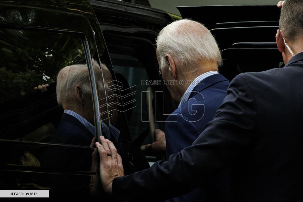 DC: President Biden Attends Mass in Georgetown