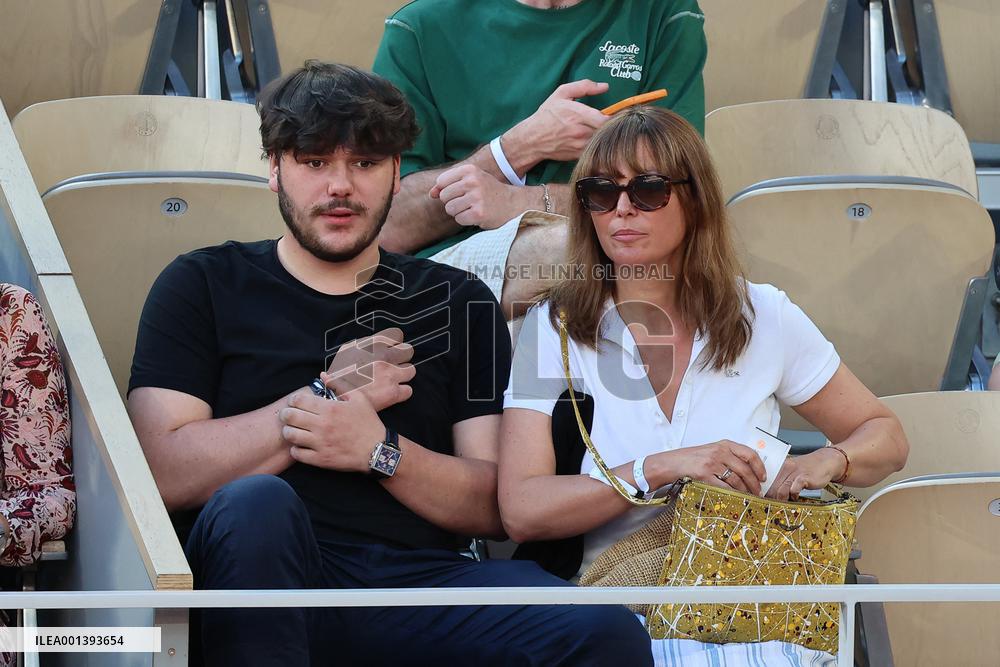 Roland Garros 2023 - Celebrities In The Stands - Day 7 NB