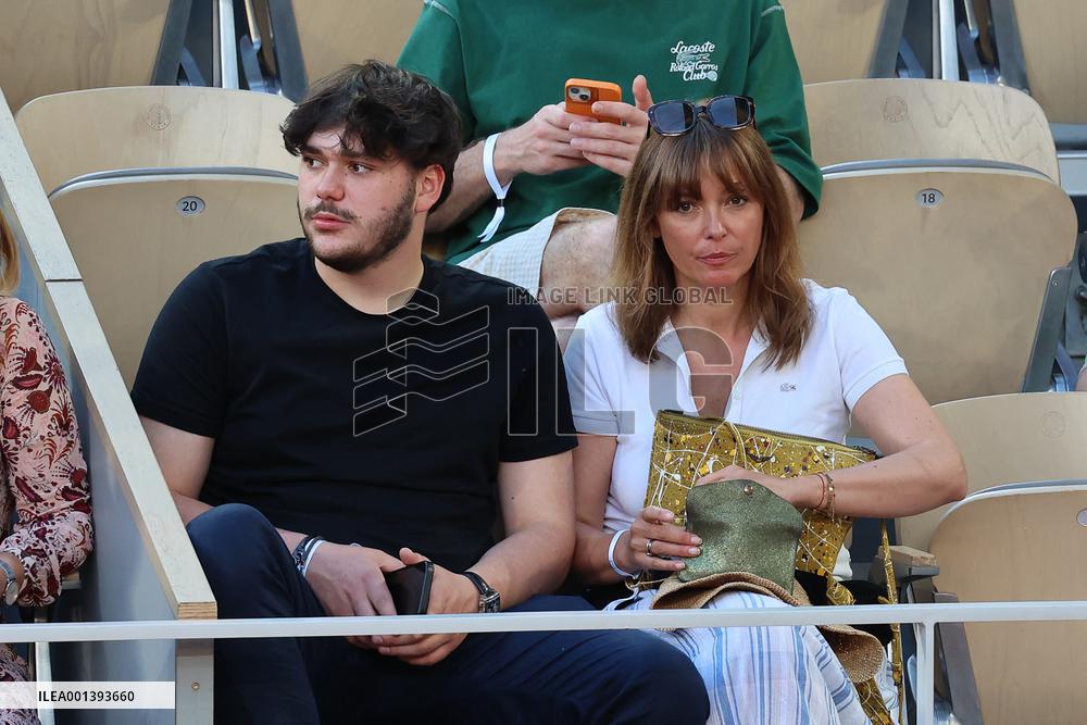 Roland Garros 2023 - Celebrities In The Stands - Day 7 NB