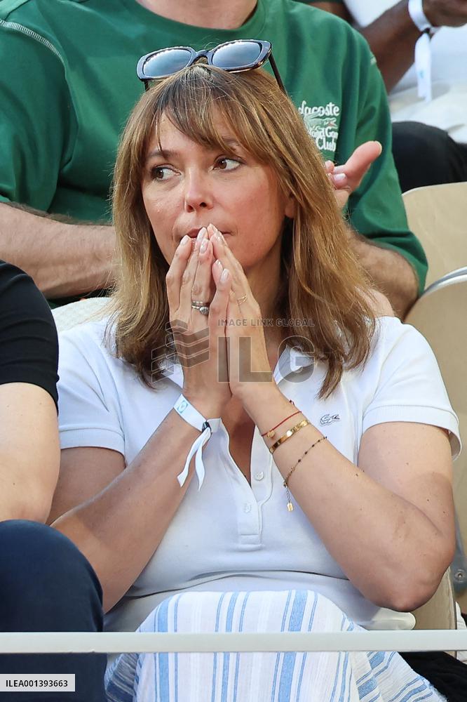 Roland Garros 2023 - Celebrities In The Stands - Day 7 NB