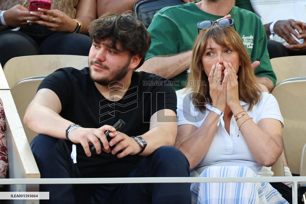 Roland Garros 2023 - Celebrities In The Stands - Day 7 NB