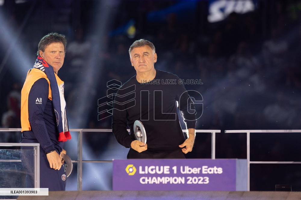 PSG celebration of the L1 championship - Paris