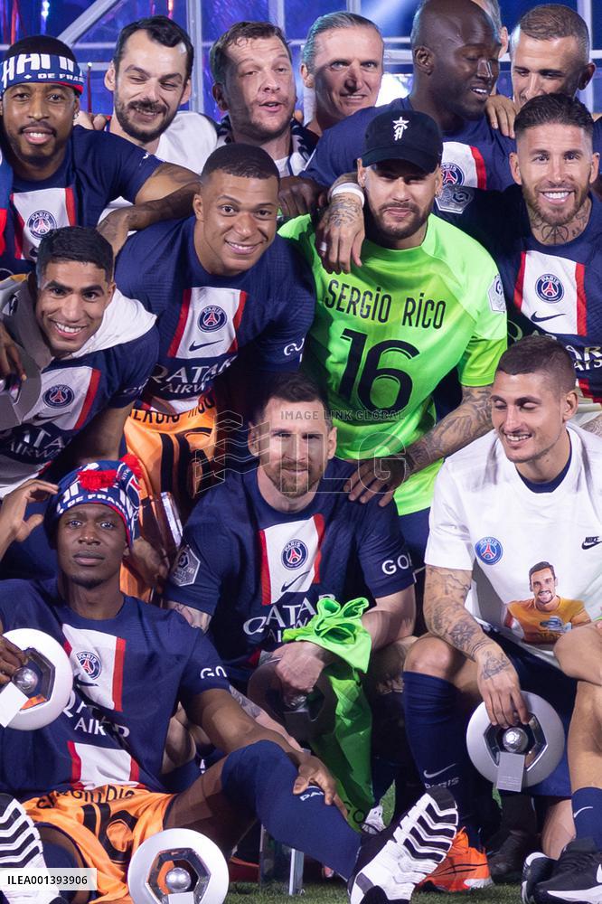 PSG celebration of the L1 championship - Paris