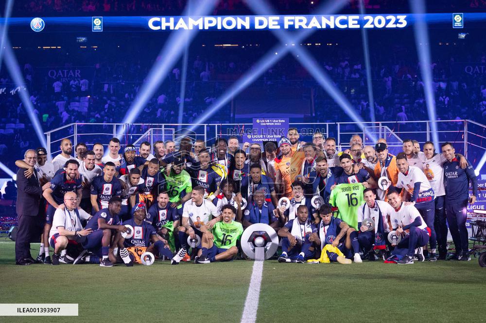 PSG celebration of the L1 championship - Paris
