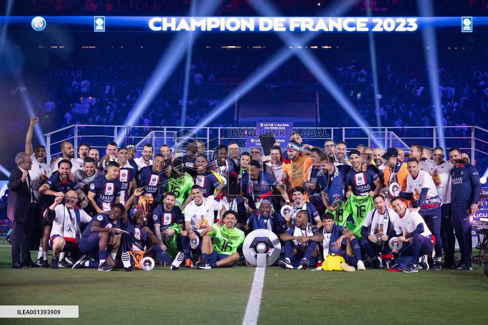 PSG celebration of the L1 championship - Paris