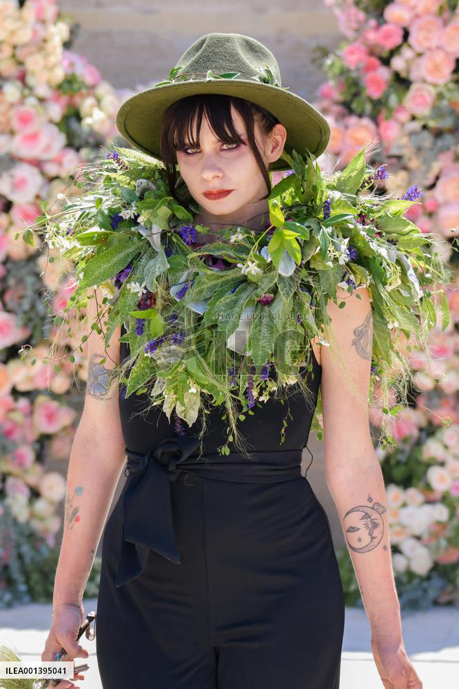 Floral Fashion Show At The Tuileries Garden - Paris