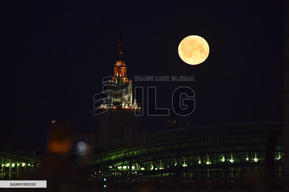 RUSSIA-MOSCOW-FULL MOON