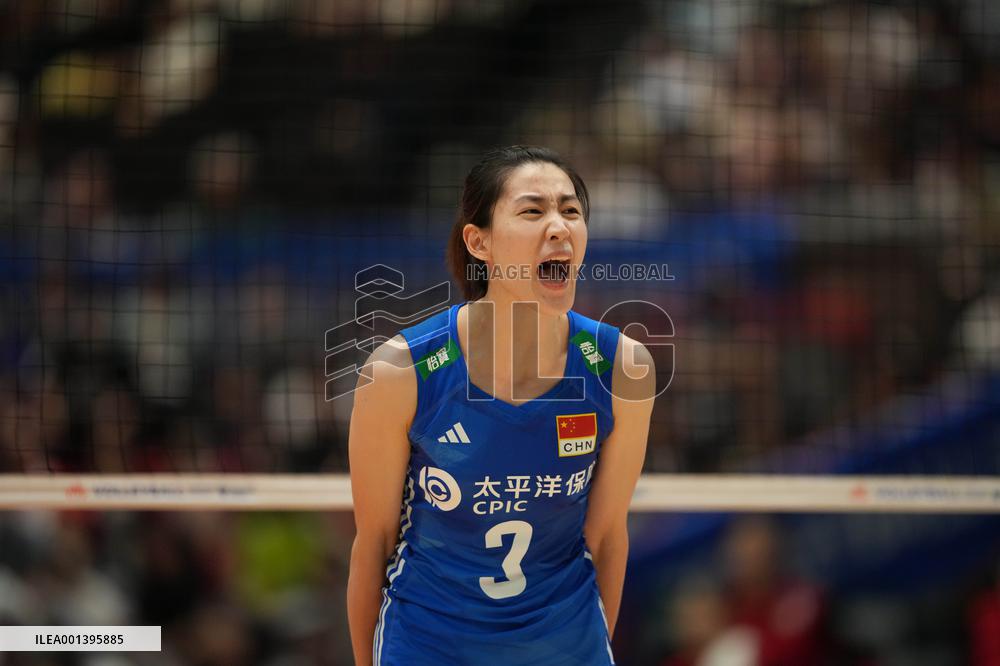 (SP)JAPAN-NAGOYA-VOLLEYBALL-NATIONS LEAGUE-WOMEN-CHN VS JPN