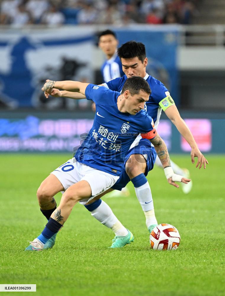 (SP)CHINA-TIANJIN-FOOTBALL-CSL-TIANJIN VS WUHAN (CN)