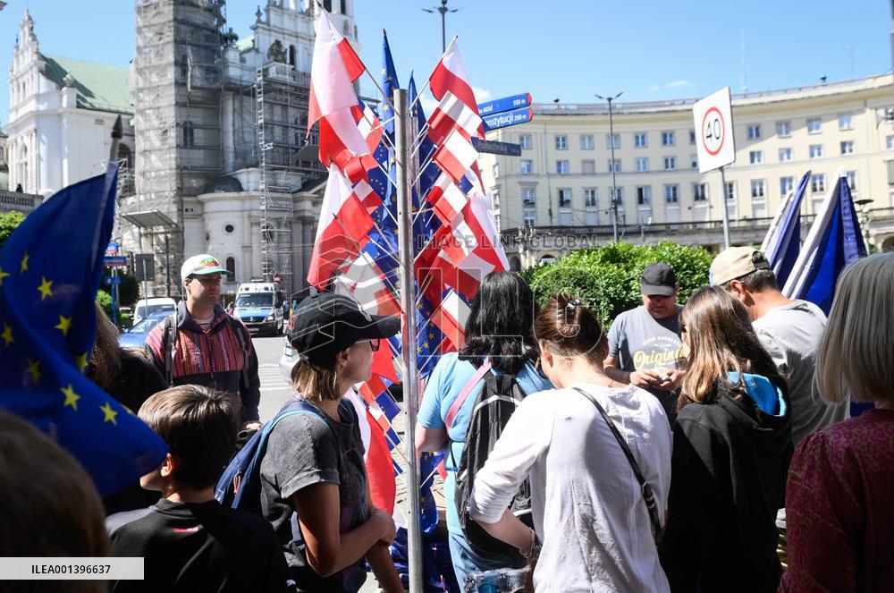 March For Democracy - Warsaw