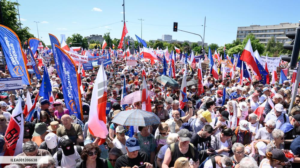 March For Democracy - Warsaw