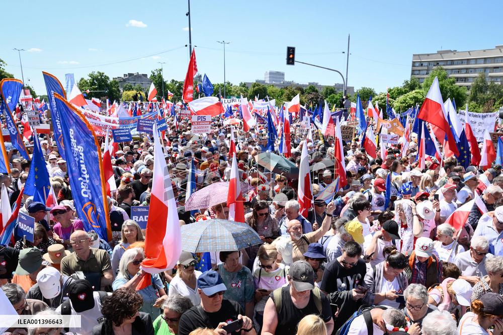 March For Democracy - Warsaw