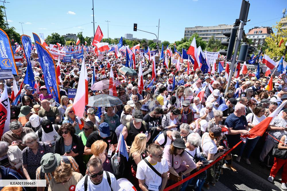 March For Democracy - Warsaw