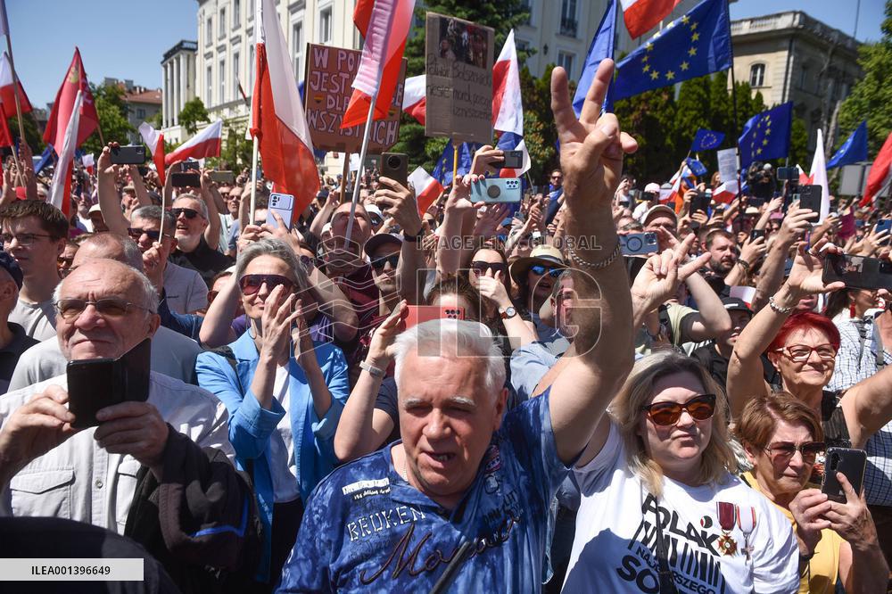 March For Democracy - Warsaw