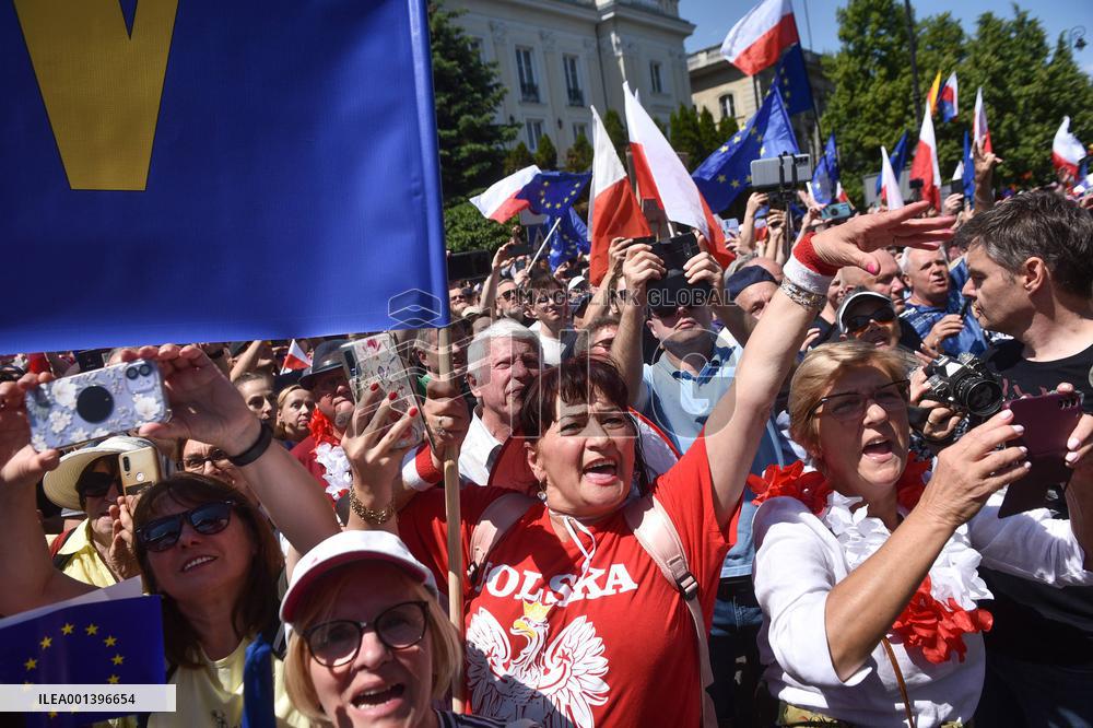 March For Democracy - Warsaw