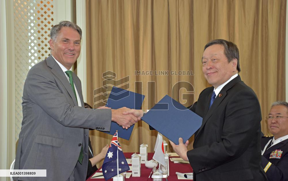 Japan-Australia defense ministerial talks