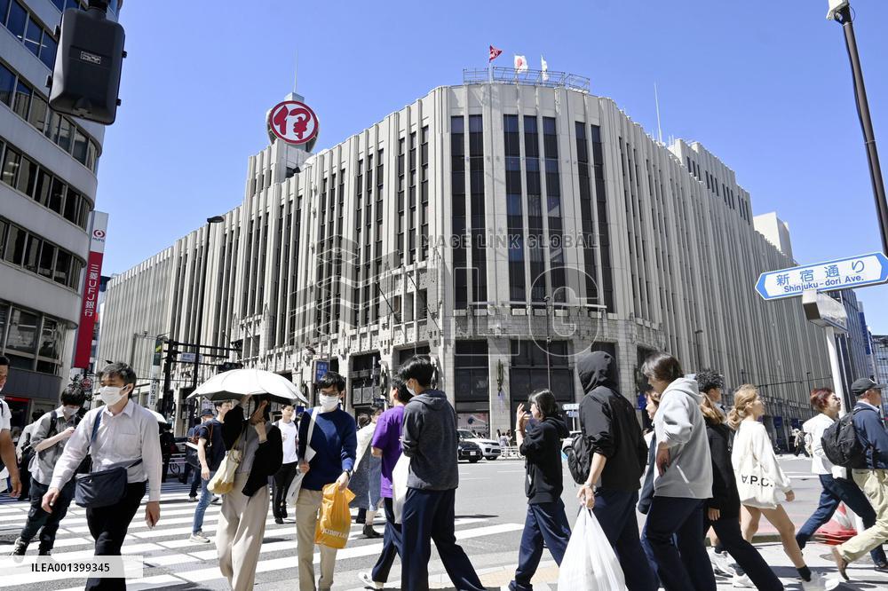 Isetan department store in Tokyo