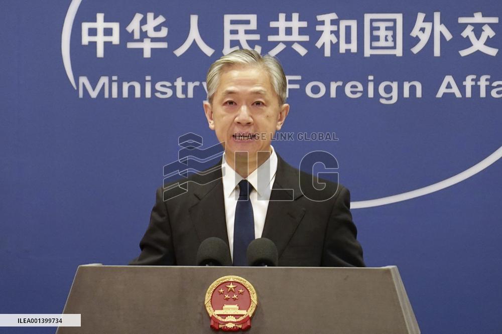 Chinese Foreign Ministry spokesman Wang Wenbin