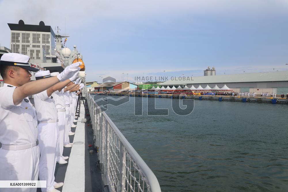 BRUNEI-CHINESE NAVAL TRAINING SHIP-GOODWILL VISIT