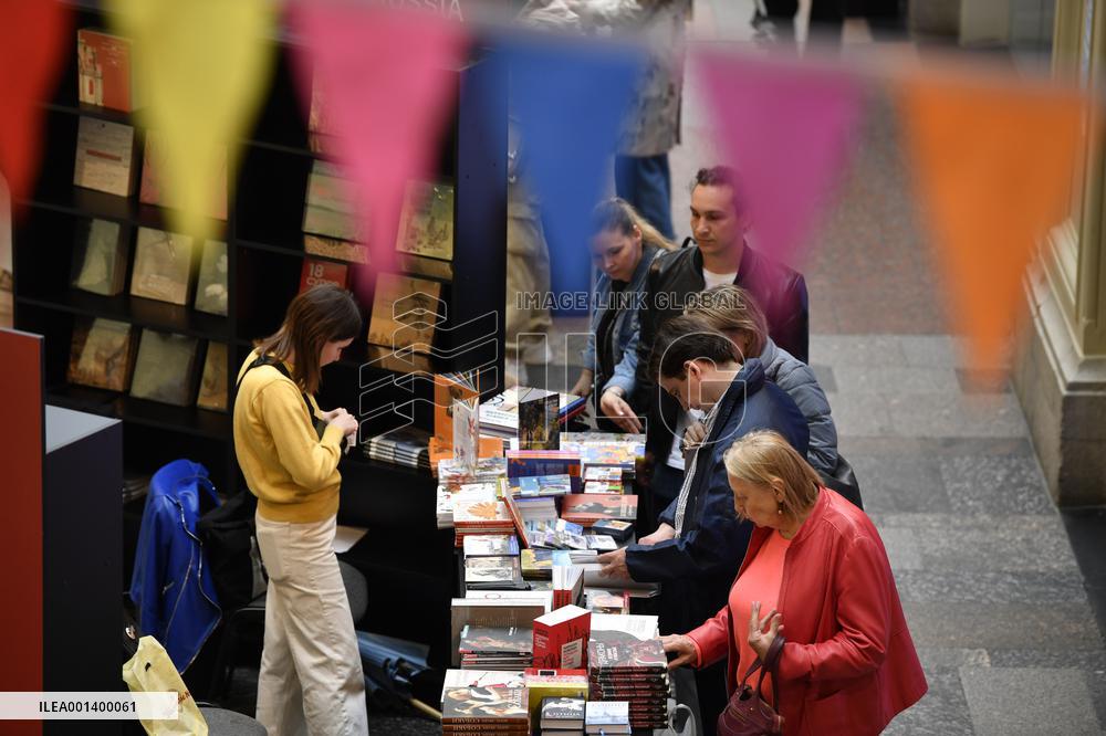 RUSSIA-MOSCOW-RED SQUARE-BOOK FESTIVAL