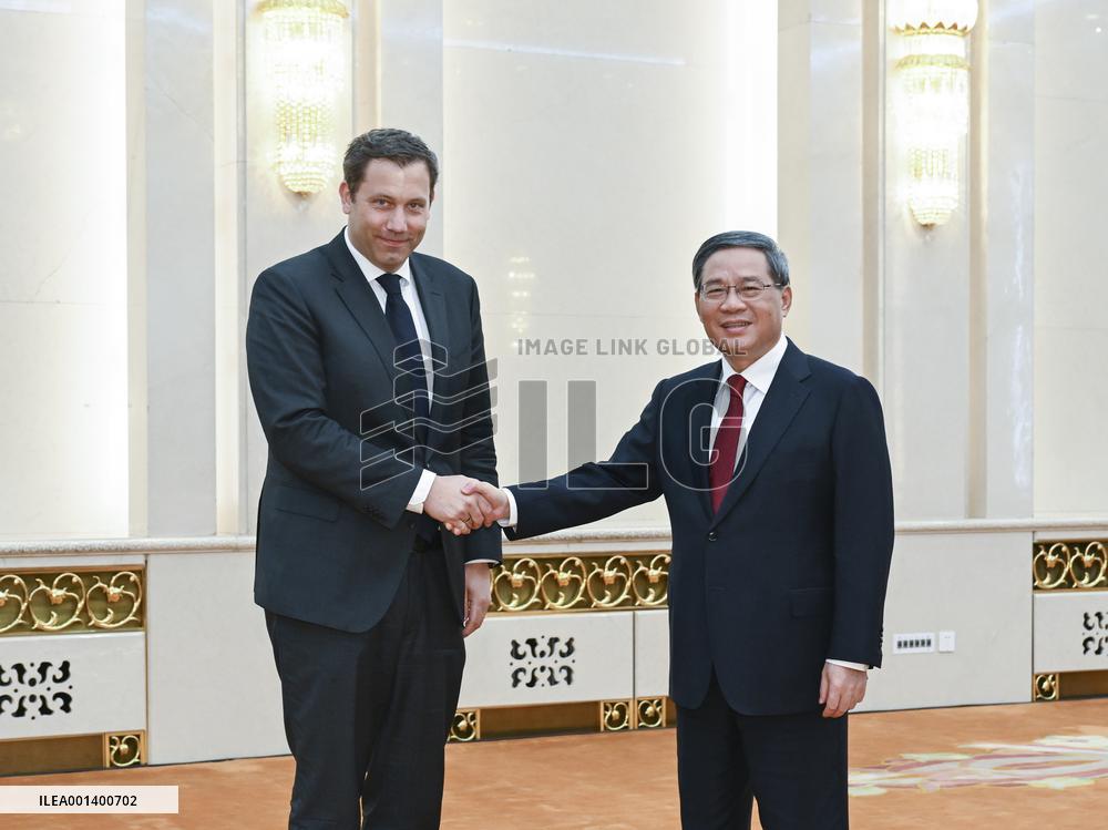 CHINA-BEIJING-LI QIANG-GERMAN SPD DELEGATION-MEETING (CN)