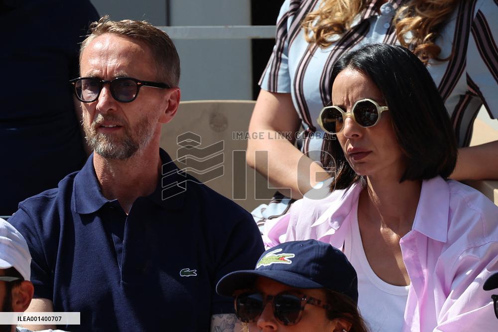 Roland Garros 2023 - Celebrities In The Stands - Day 9 NB
