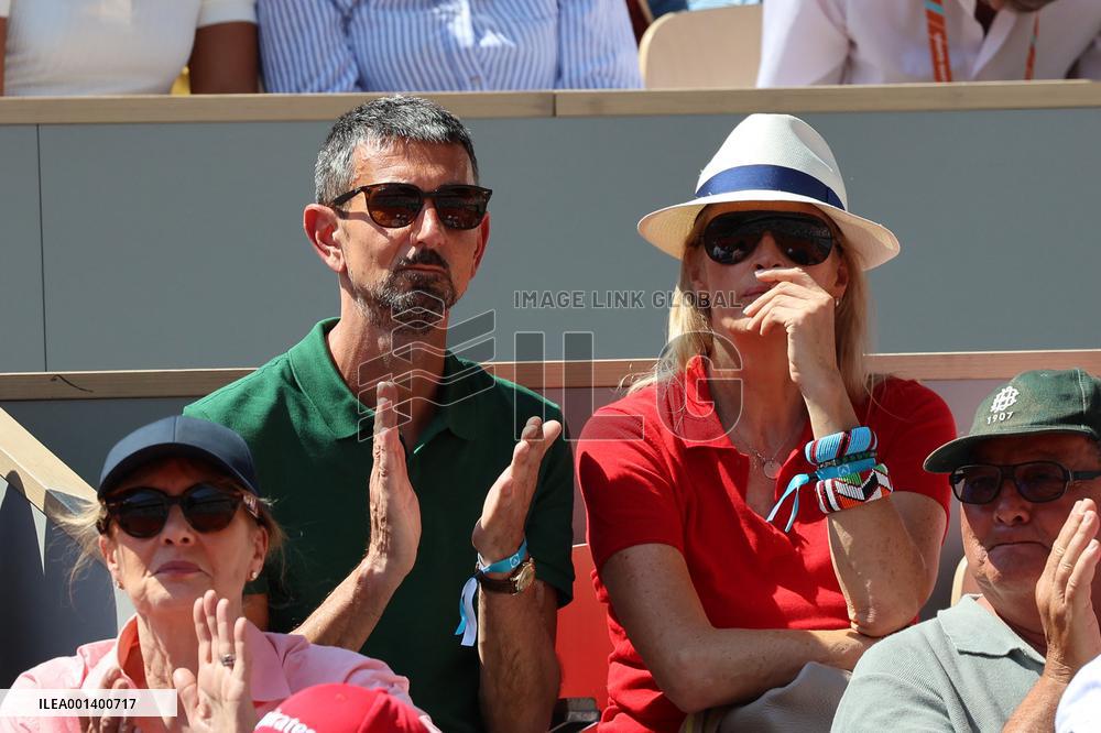 Roland Garros 2023 - Celebrities In The Stands - Day 9 NB