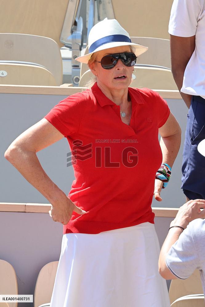 Roland Garros 2023 - Celebrities In The Stands - Day 9 NB