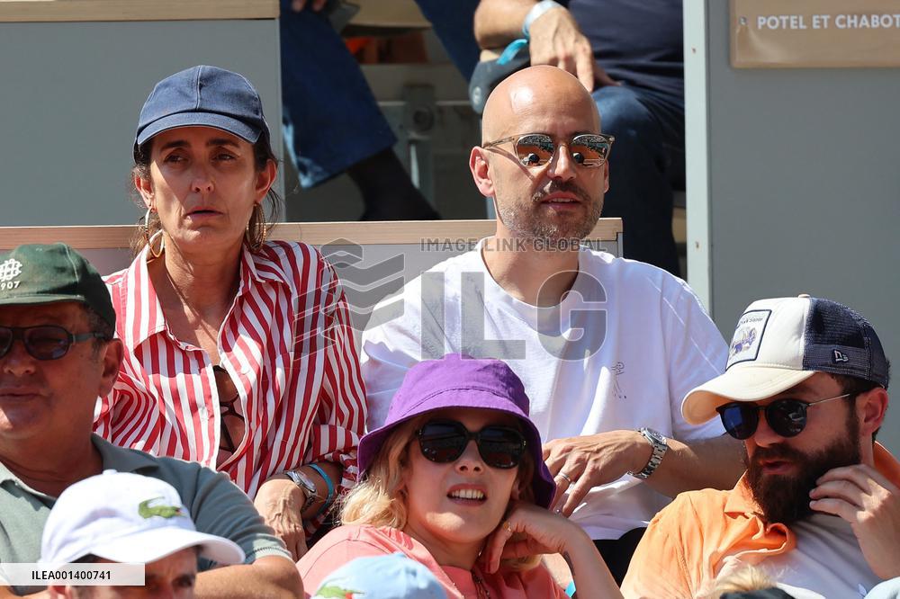 Roland Garros 2023 - Celebrities In The Stands - Day 9 NB
