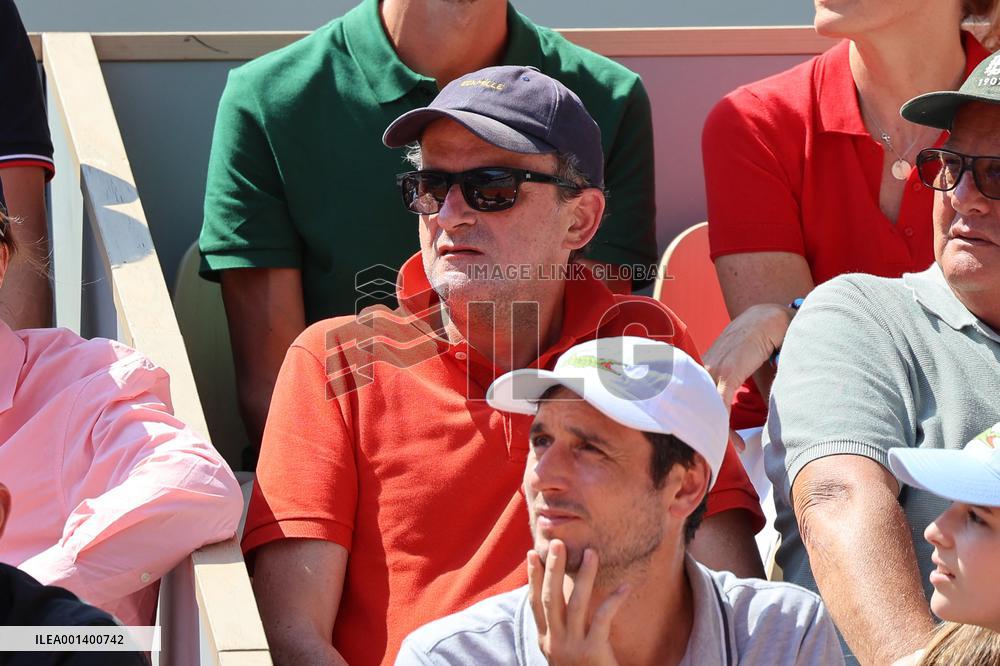 Roland Garros 2023 - Celebrities In The Stands - Day 9 NB