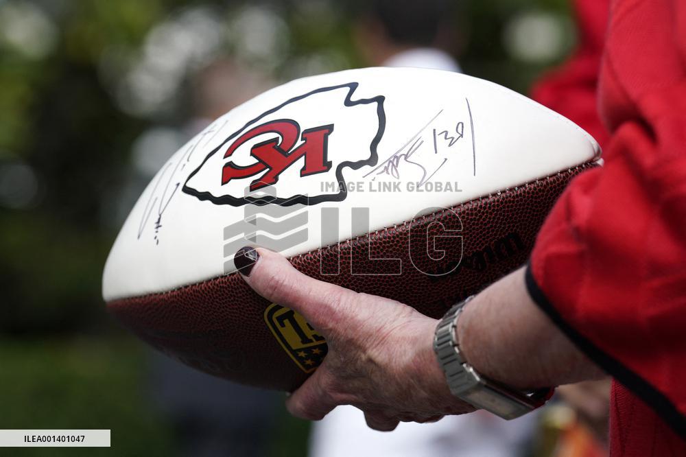 Joe Biden welcomes Kansas City Chiefs - Washington