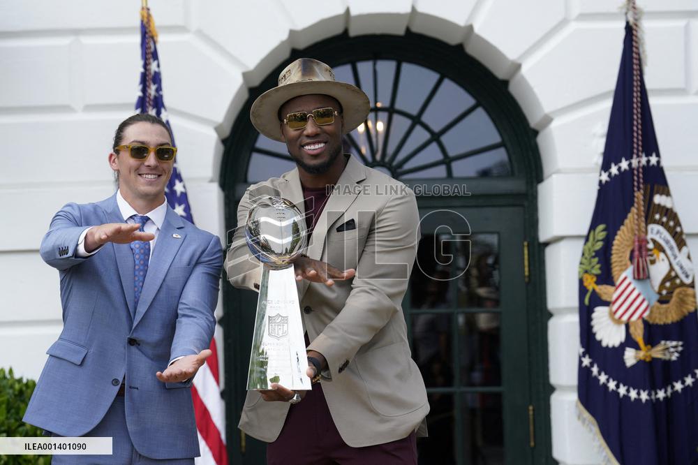 Joe Biden welcomes Kansas City Chiefs - Washington